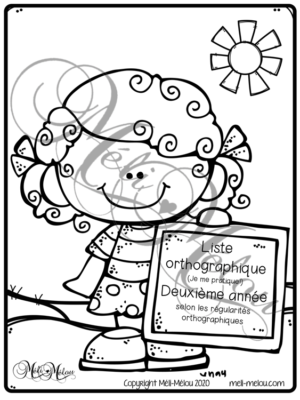 Liste orthographique 2e année