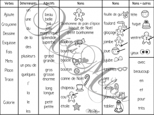 Situation d&rsquo;écriture – Mon bonhomme de pain d&rsquo;épice