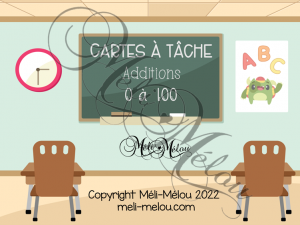 Cartes à tâches – Additions (Dizaines)