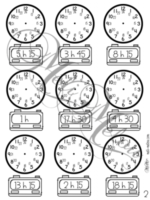 Apprendre à lire l&rsquo;heure