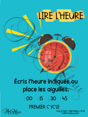 Apprendre à lire l&rsquo;heure
