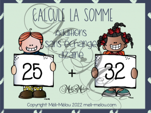 Cartes à tâches – Additions sans échange (dizaines)