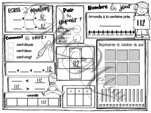 Le nombre du jour 3 – Centaine