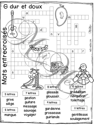 Le g doux et le g dur