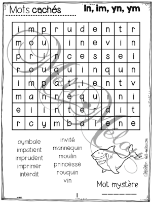 Les sons in-im-yn-ym