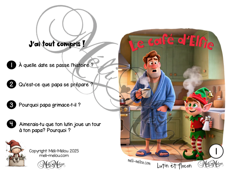 Collection Lutin et flocon - #1 - Le café d'Elfie – Image 3