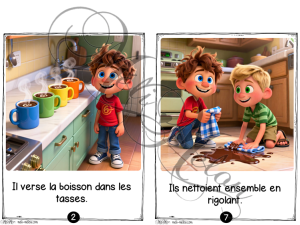 Collection Lutin et flocon – #12 – Le chocolat chaud renversé