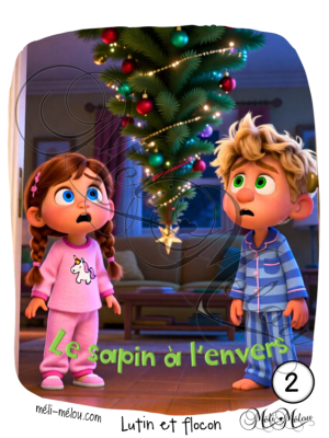Collection Lutin et flocon – #2 – Le sapin à l’envers