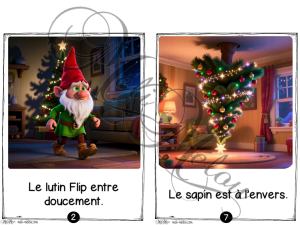 Collection Lutin et flocon – #2 – Le sapin à l’envers