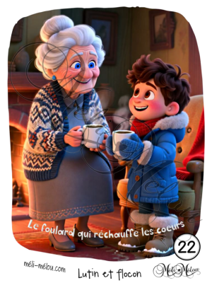 Collection Lutin et flocon – #22 – Le foulard qui réchauffe les coeurs