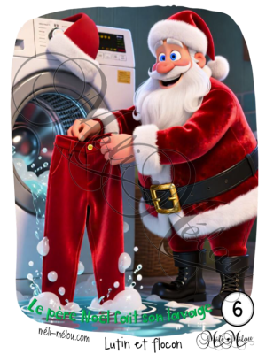 Collection Lutin et flocon – #6 – Le père Noël fait son lavage