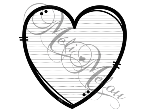 Coeur avec trottoirs