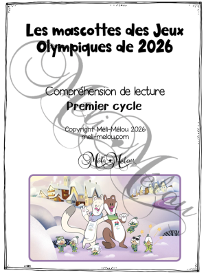 Compréhension de lecture – Les mascottes des Jeux Olymiques de 2026