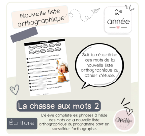 La chasse aux mots 2