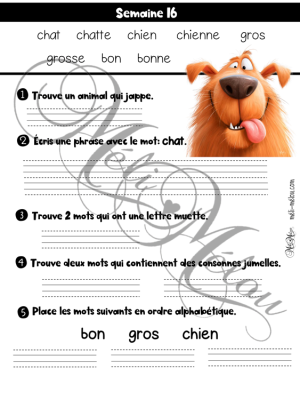 Un mot à la fois 1