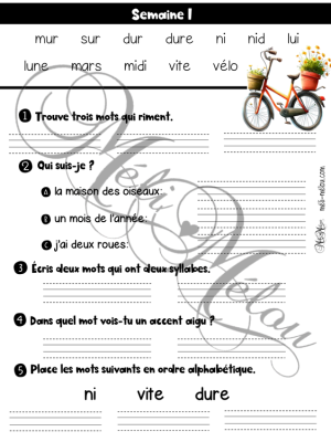Un mot à la fois 2