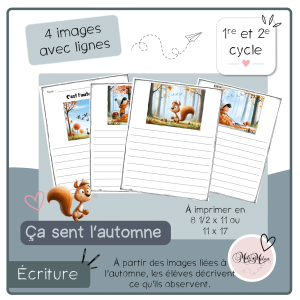 Ça sent l&rsquo;automne! (Grand format/Lignes)