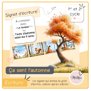 Ça sent l’automne ! (Signet d’écriture)