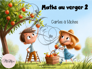 Maths au verger 2 – Cartes à tâche