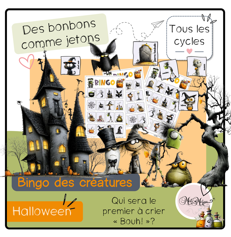 Bingo des créatures