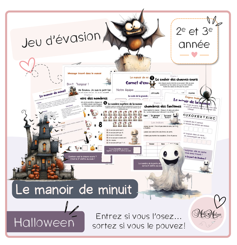 Le manoir de minuit - Jeu d'évasion