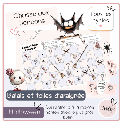 Balais et toiles d'araignée