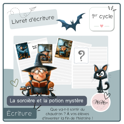 La sorcière et la potion mystère situation d'écriture