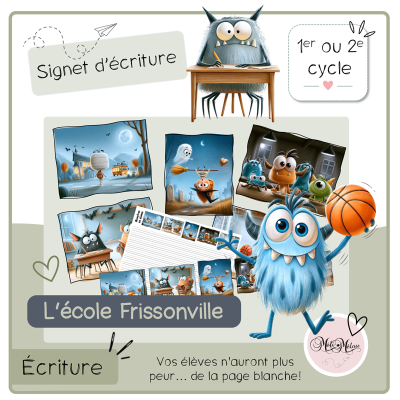 Signet d'écriture-L'école Frissonville